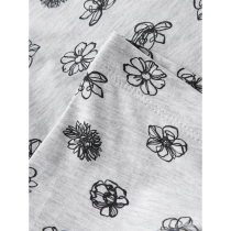 NAME IT Leggings Vivian Light Grey Melange Flowers